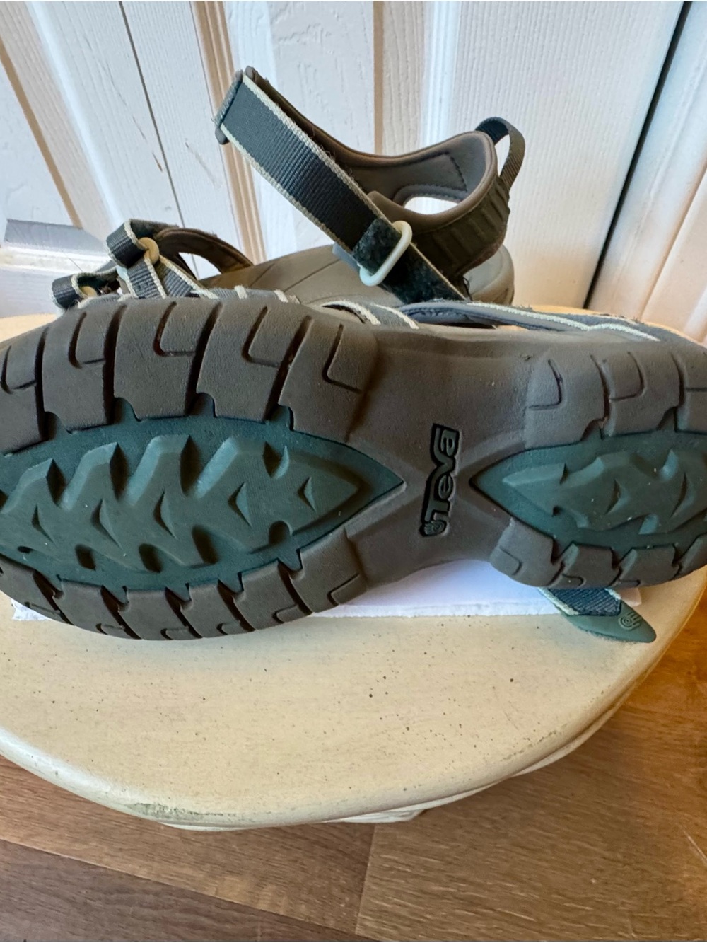 Teva Gray Strappy Sport Sandals - Picture 7 of 7